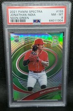 2021 Panini Spectra #155 Jonathan India GREEN Prizm RC 30/30 NICE! PSA 8!!