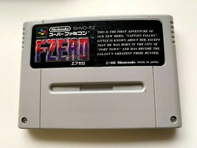 Nintendo SNES F-ZERO Super famicom JAPAN inport fzero SFC snes