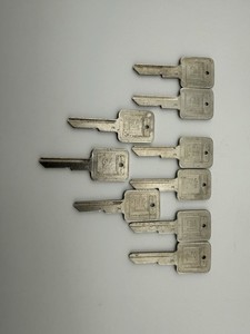 Lot of 9 Vintage GM Key Blanks “Mark of Excellence” Uncut USA Originals