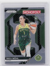 2024-25 Panini Prizm Monopoly WNBA Nika Mühl RC WNBA26 Storm All Star