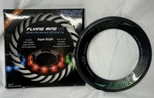 TOSY Flying Ring 12 LEDs, Super Bright, Disk Golf, Green Lights New In Package