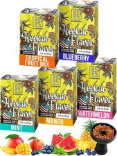 All Times Hookah Flavors Set - 5 X 1.76 Oz (50G) Non Tobacco Hooka Flavor for Yo