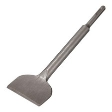 SDS Plus Chisel Flat Tile Removing Floor & Wall Tiles  Extra wide 75 x 250mm