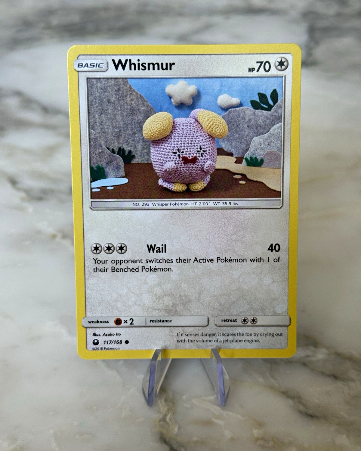 Pokemon - Whismur 117/168 - Celestial Storm - Common - NM