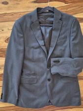 Express Photographer Fitted 52 Wool Smooth Blazer Sz 40 R