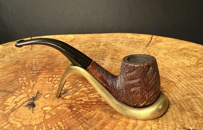 Dr. Grabow Viscount - Vintage Wire Rusticated - Excellent Estate Tobacco Pipe