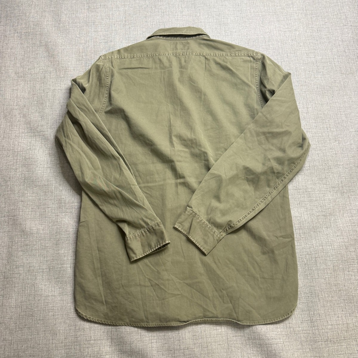 Ralph Lauren Double RRL Work Shirt Men's L Military Green Utility