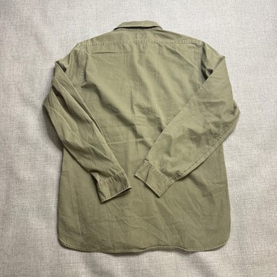 Ralph Lauren Double RRL Work Shirt Men's L Military Green Utility