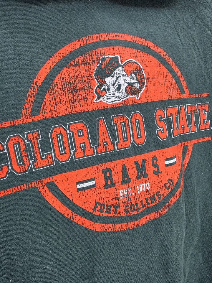 NUEVA Camiseta con Capucha Colorado State Rams The Yard Verde LS Juvenil M 12-14 Foto 3 de 4