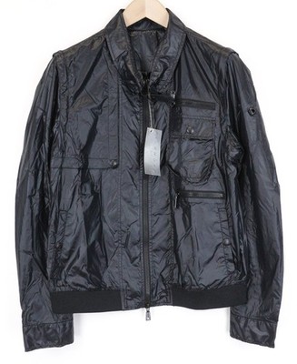 Richmond Herren Jacke 48 Marineblau Bomber Langärmelig Viele Taschen Rv