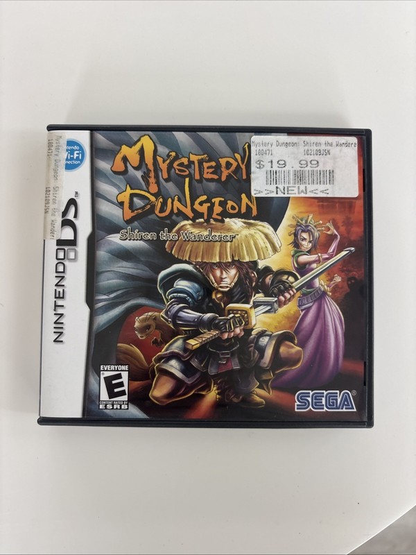  Mystery Dungeon shiren the wanderer Nintenido ds sega Case Only