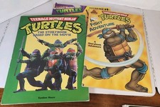 Vintage TMNT Storybooks Teenage Mutant Ninja Turtles  Coloring Activity Book BY