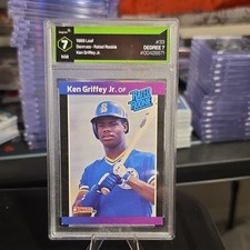 Donruss 1989 Rated Rookie Ken Griffey Jr. #33 *Denotes* on Back