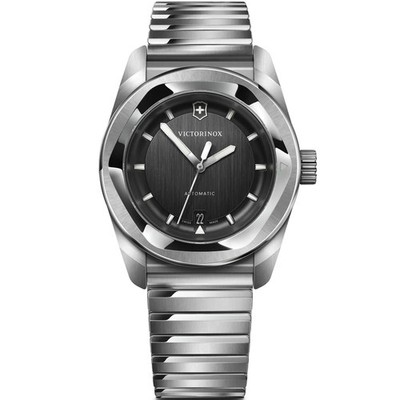 Victorinox Concept One Herren Automatik Uhr 242059 schwarzes Ziffernblatt Stahlband 100M