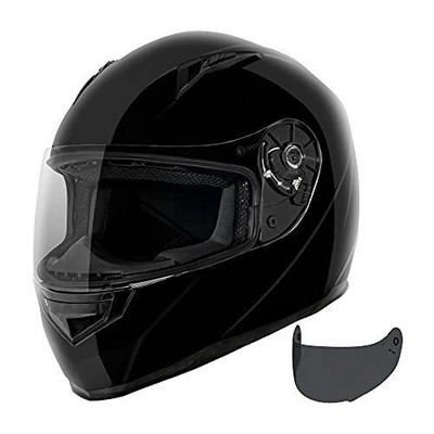 VCAN VX Full Face Motorcycle Helmet   Lightweight + Extra Tinted Visor
