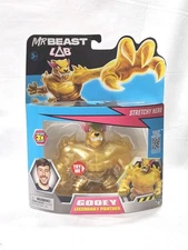Mr Beast Lab Stretchy & Gooey Hero Legendary GOLD Panther 5" Figure NEW