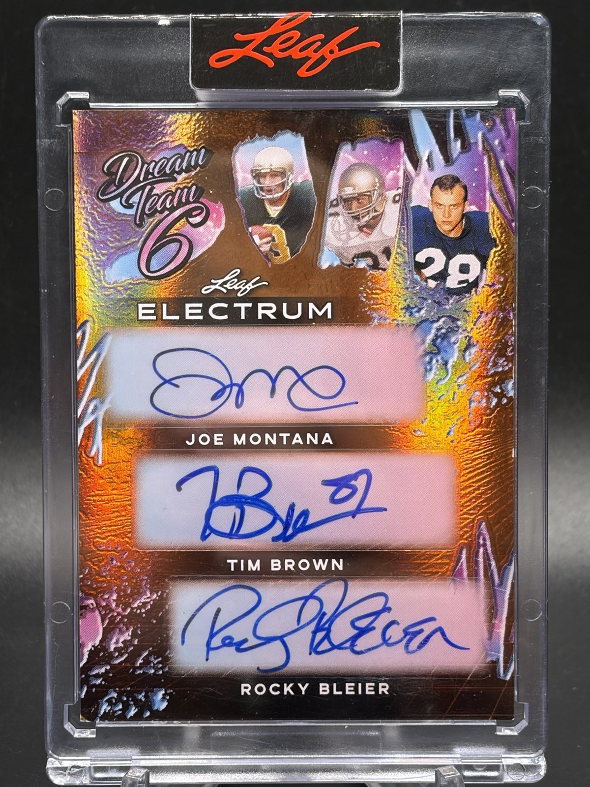 2025 Leaf Electrum Dream 1/1 Auto MONTANA BLEIER WATTERS ISMAIL THEISMANN BROWN
