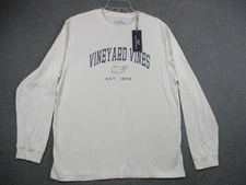 Vineyard Vines Heritage Long-Sleeve Men’s T-shirt Tee White Logo NWT Sz M