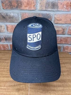 SPO Can Spokane Washington Embroidered Logo Black SnapBack Hat as Colour
