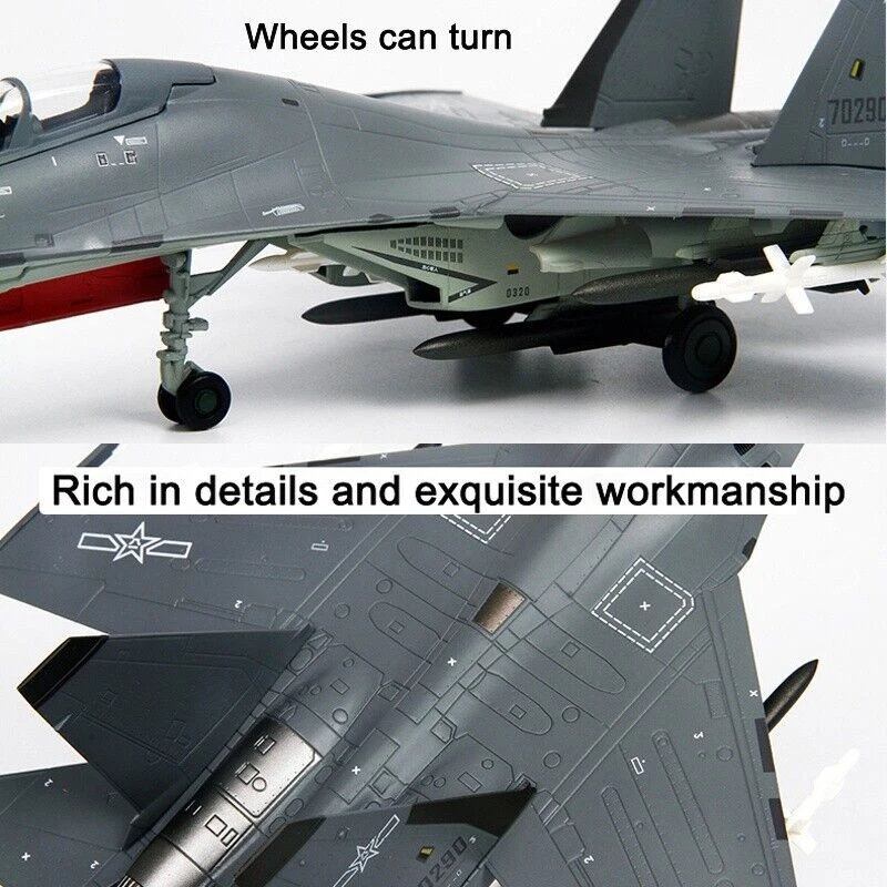 1:72 Modellino Diecast Militare Russo Sukhoi Su-30MKK Aereo da Caccia Collezione - Immagine 4 di 4