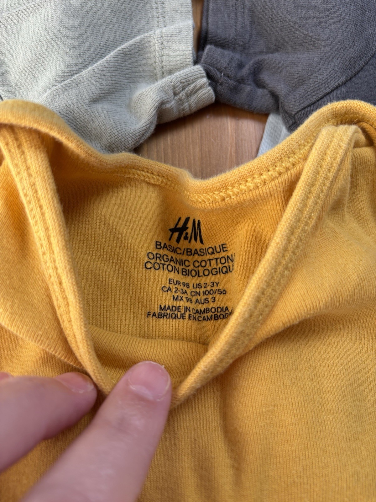 Toddler H&M Short Sleeve Organic Cotton Bodysuits Bundle Of 5 Size 2-3 Years thumbnail 7