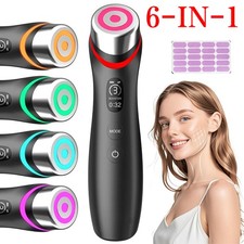 Age-R Booster Pro 6-in-1 Total Care LED Therapy Skin Rejuvenation Device Face