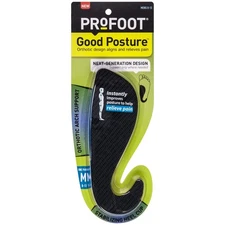 Profoot Good Posture Orthotic Alignment Insole, Men 8-13 Black
