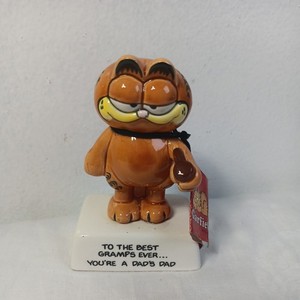 「ENESCO」ガーフィールド　ヴィンテージ　タイル　スタンド 1980年代 ENESCO USA ヴィンテージ ガーフィールド タイル