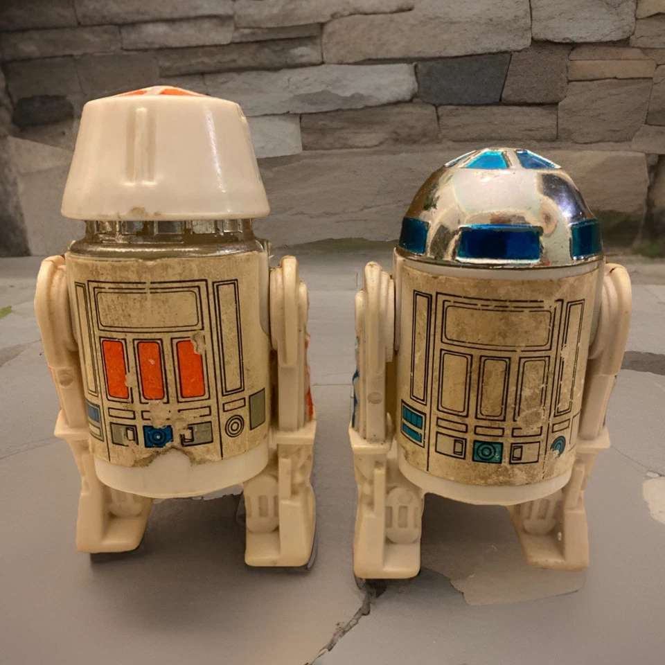 Lote de 2 figuras de acción droides Kenner Star Wars: 1977 R2-D2 y 1978 R5-D4 Foto 4 de 4