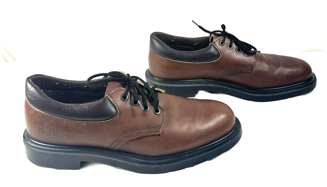 Red Wing Shoes Oxford Safety Toe Leather Mens 9B Work Shoes  display picture 3