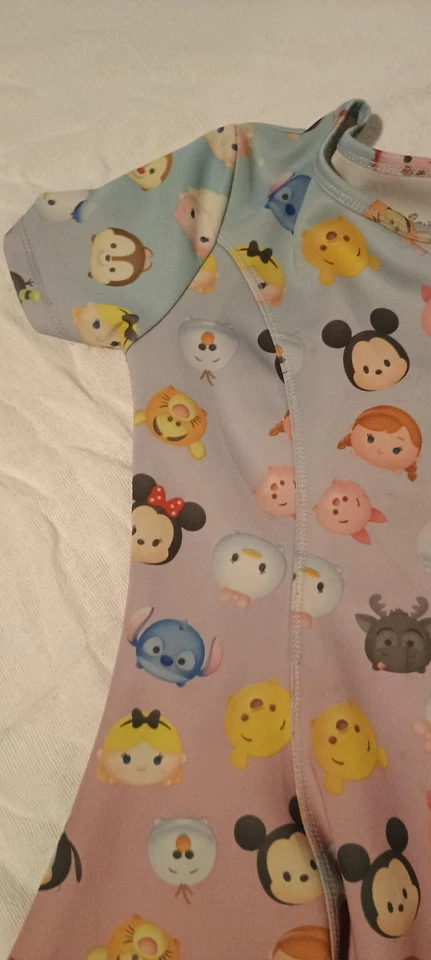 Disney Tsum Tsum девочки платье персонаж печати L 10-12 подержанные - Изображение 4 из 4