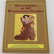 Encyclopedia of 347 Woodworking Patterns FC A Paperback Book Good Condition