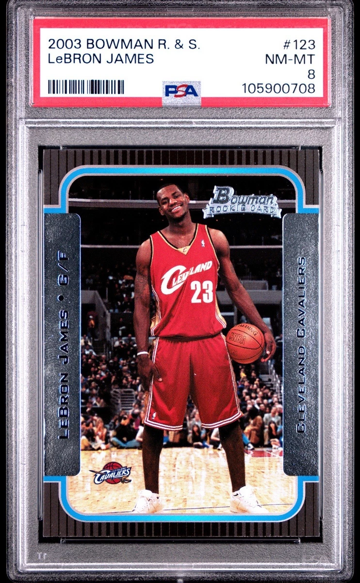 Bowman LeBron James Basketball Rookie Sports Trading Cards for