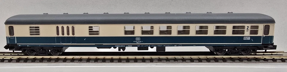 Minitrix N 13344 Schnellzugwagen 2.Kl. DB m.Fahrradabteil UNBESPIELT m.OVP