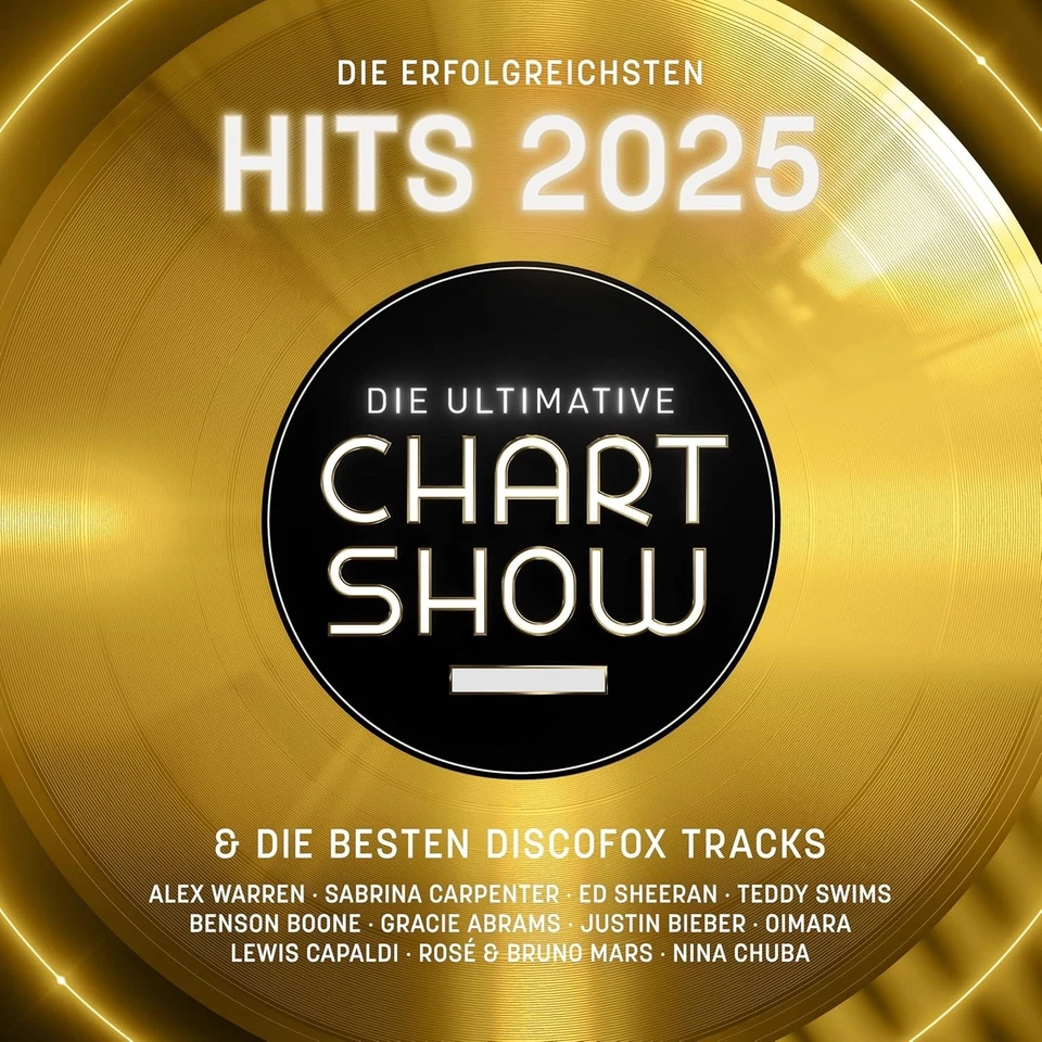 Die Ultimative Chartshow - Hits 2025 ( 21.11.2025 )  3 CD  NEU & OVP VVK
