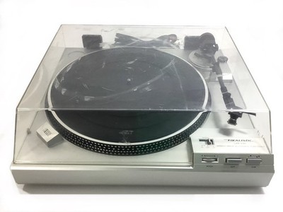 Realistic LAB-430 Automatic Direct Drive Turntable Works Scratches on Lid VINTAG