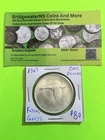 1867-1967 Canadian Centennial Silver Dollar Flying Goose .8 Silver AG.