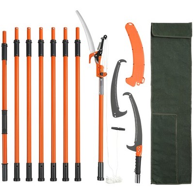 Teleskop Astsäge Teleskopsäge Astschere Seilzug Gartensäge  2,24 8,24m