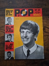Pop Weekly Magazine The Beatles Second Series 23/05/1964 No. 39