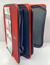 Five Star Zipper Binder 880 Sheet Capacity 2 Inch Orange Multi Access File New
