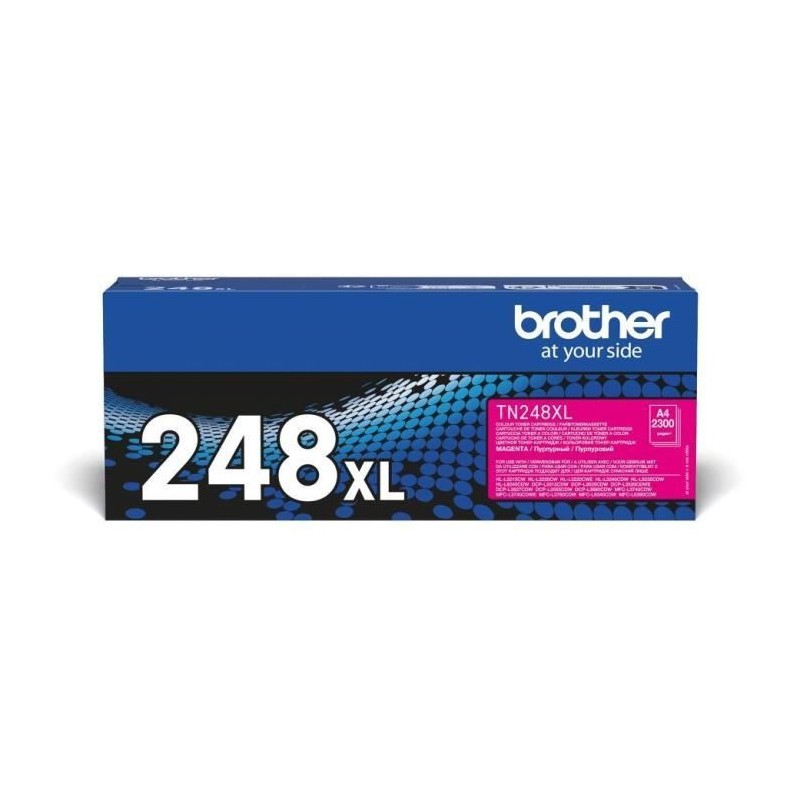 Toner TN248XLM Brother magenta pour des impressions laser ultra nettes et durables