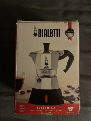 Bialetti Moka Express Espressokocher, 2 Tassen, Silber