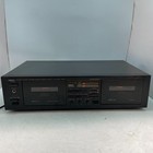 Yamaha KX-W332 Dual 3-Head Cassette Deck TESTED MOSTLY WORKS READ DESCRIPTION