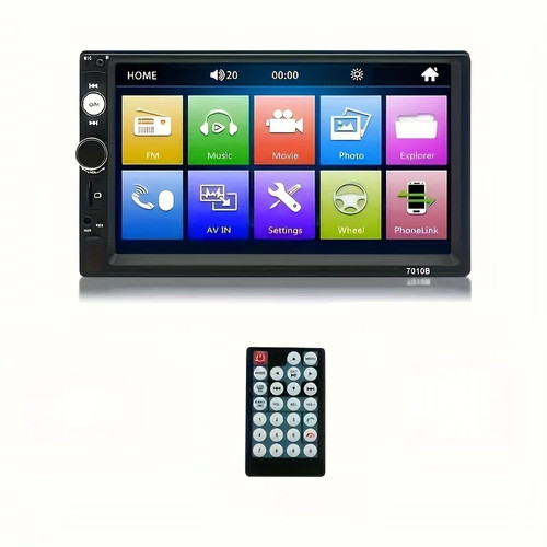 7" Double Din Car Stereo Radio MP5 Player,Mirror Link,USB,AUX,Car Audio Video - Picture 3 of 10