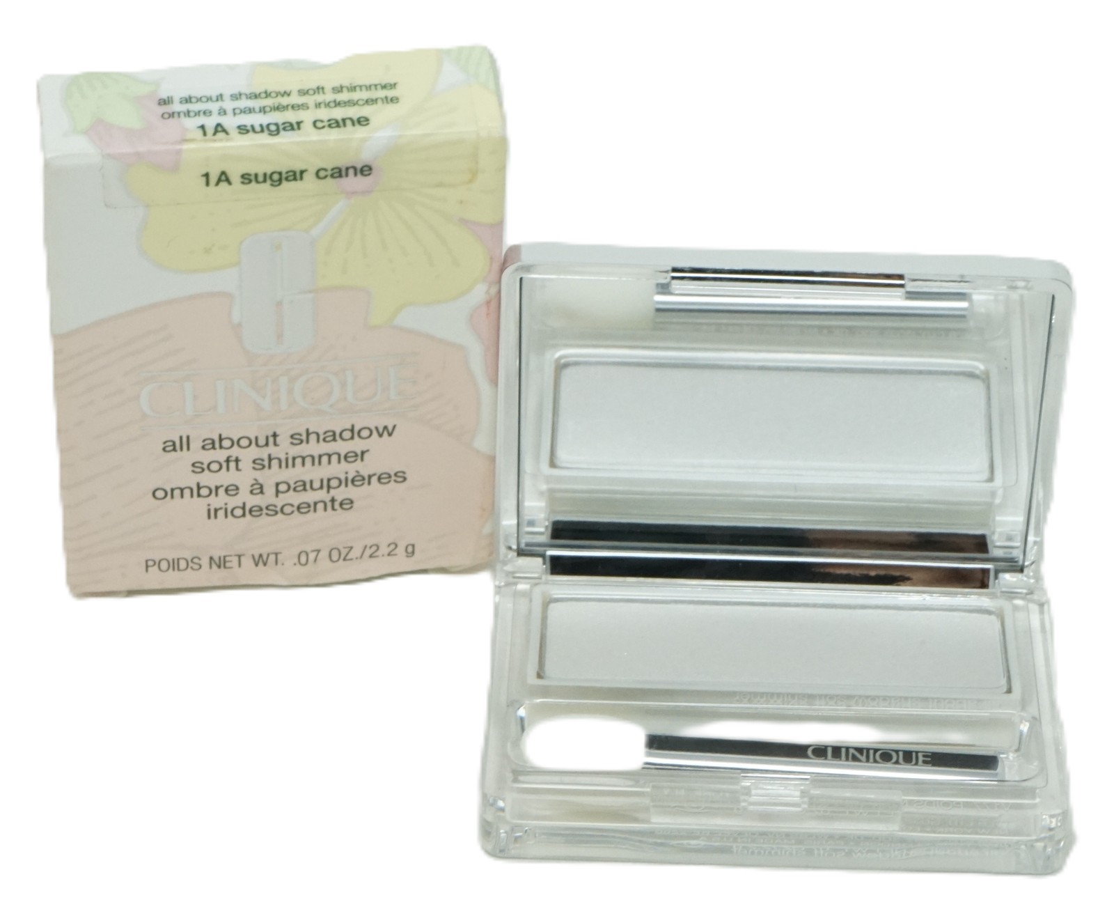 Тени Clinique all about shadow soft shimmer 1A Сахарный тростник 22 г 8190₽