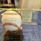 Willie Mays Autographed Baseball Original Signed with COA Ken Goldin