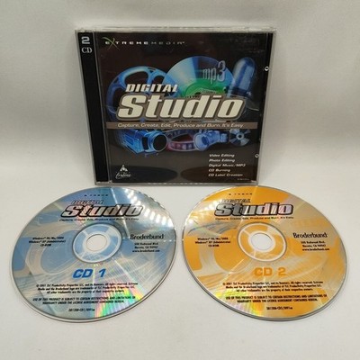 Extreme Media Digital Studio Capture, Create, Edit, Produce & Burn PC ROM 2 Disc