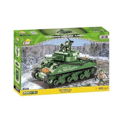 COBI Toys WWII Historical Sherman M4A3E2 Jumbo Building Set NEW