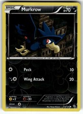 Murkrow 72/124 Dragons Exalted LP Pokemon Card TCG