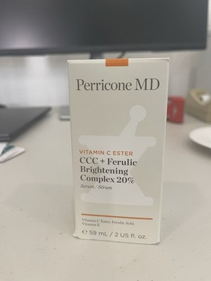 Perricone MD Vitamin C Ester CCC+Ferulic Brightening Complex 20% Serum 2 oz. NIB